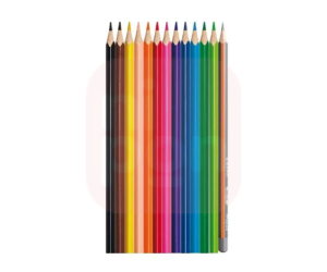 Lápis De Cor Color Peps 12 Cores + Apontador + Lápis Grafite