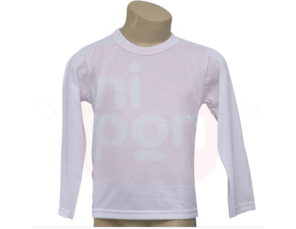 Camiseta Manga Longa Nº 2 ao Nº 12