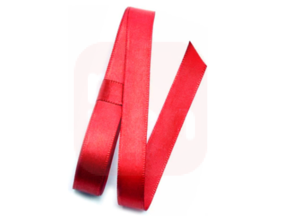 Fita de Cetim Vermelho 10mm Metro