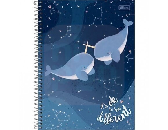 Caderno 1 Matérias Bubble - Tilibra
